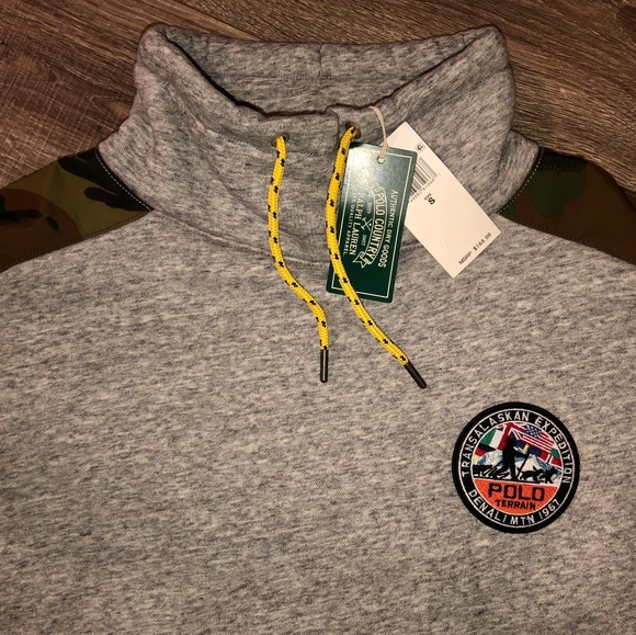 Ralph Lauren Polo Country Terrain Fleece Sweatshir - Picture 2 of 3